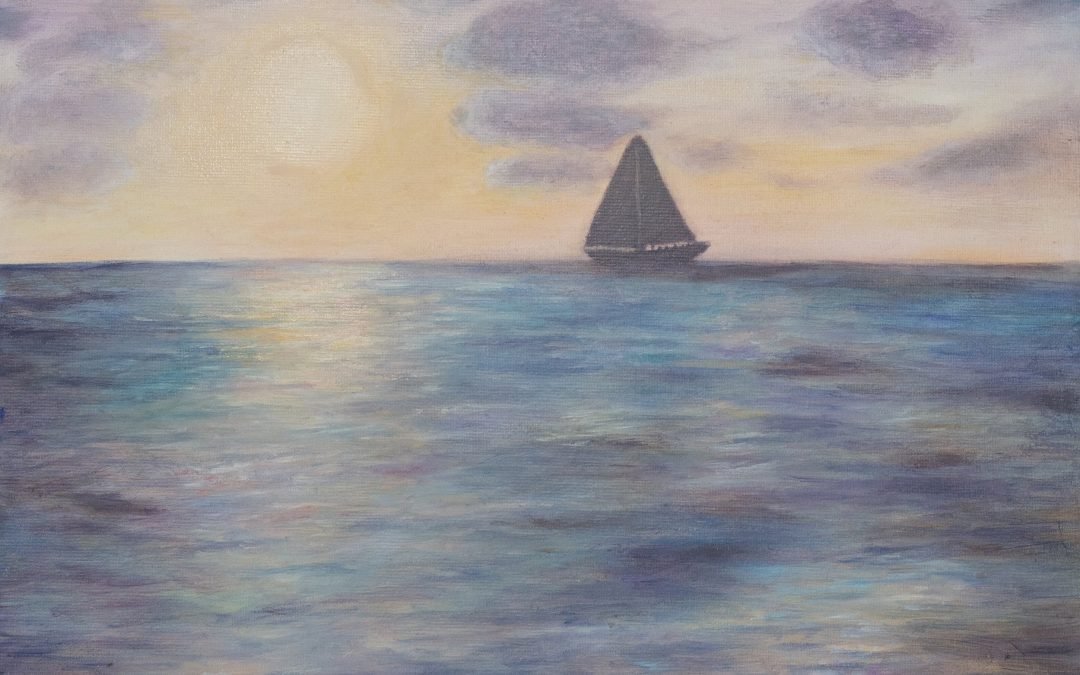 Sunset Seascape: Finding Restoration with Painting