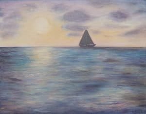 "Sunset Seascape" Fine Art Giclee Print
