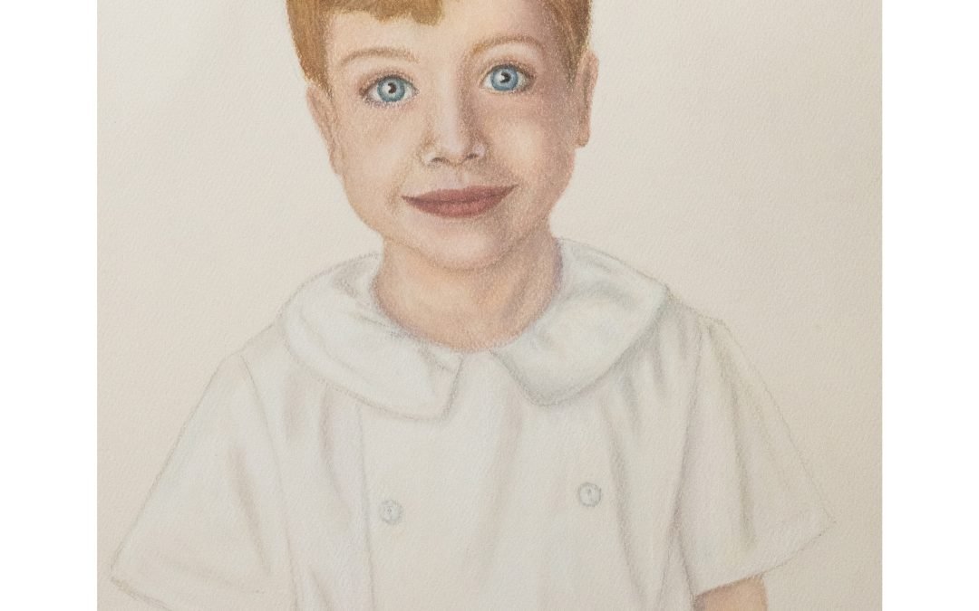 Oliver: Pastel Portrait of a Child