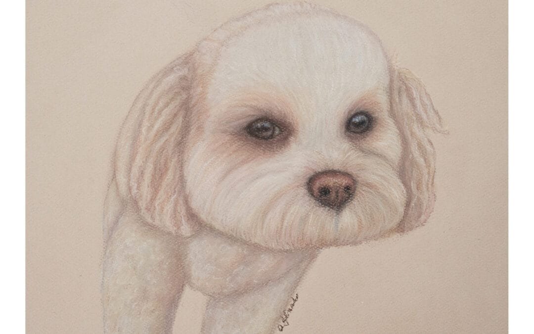 Carl the Dog: A Pastel Pet Portrait