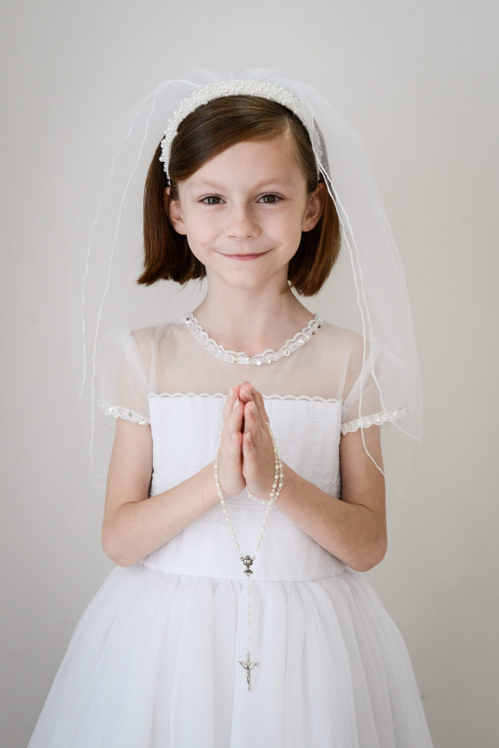 Color photo of woman looking to the side
